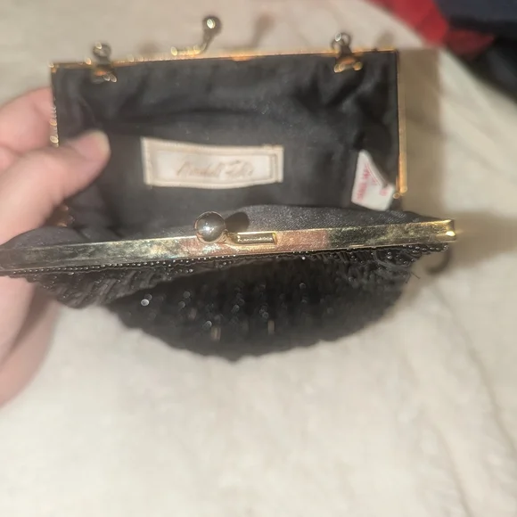 Marshall Fields Glass Beaded Evening Bag - Picture 2 of 8